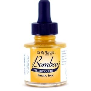 🔥5 FOR $25🔥 Dr. Ph. Martin’s Bombay India Ink, Yellow Ochre